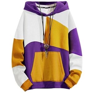 NWT Multicolored Hoodie Medium